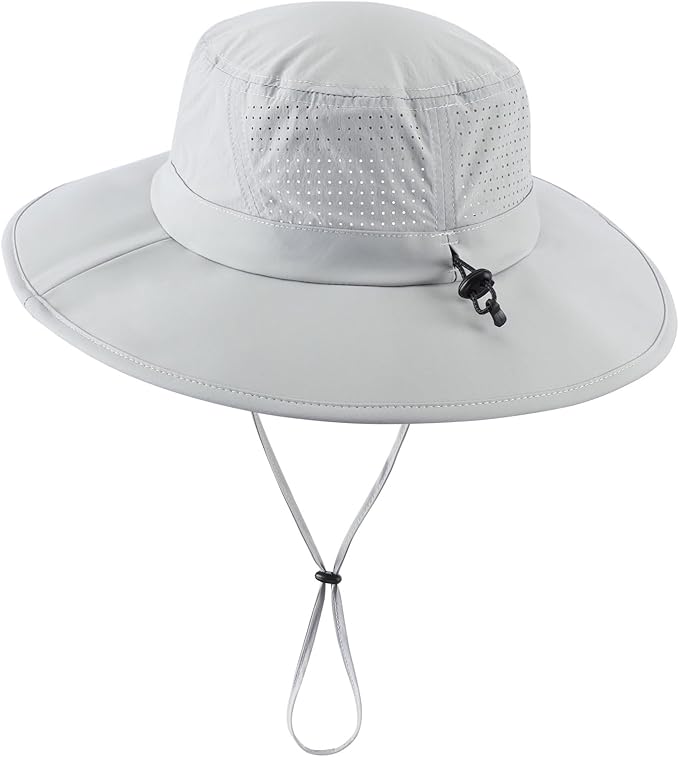 Home Prefer UPF 50+ Sun Hats for Men Women Foldable Wide Brim Fishing Hat Quick Dry Summer Outdoor Garden Safari Bucket Hat