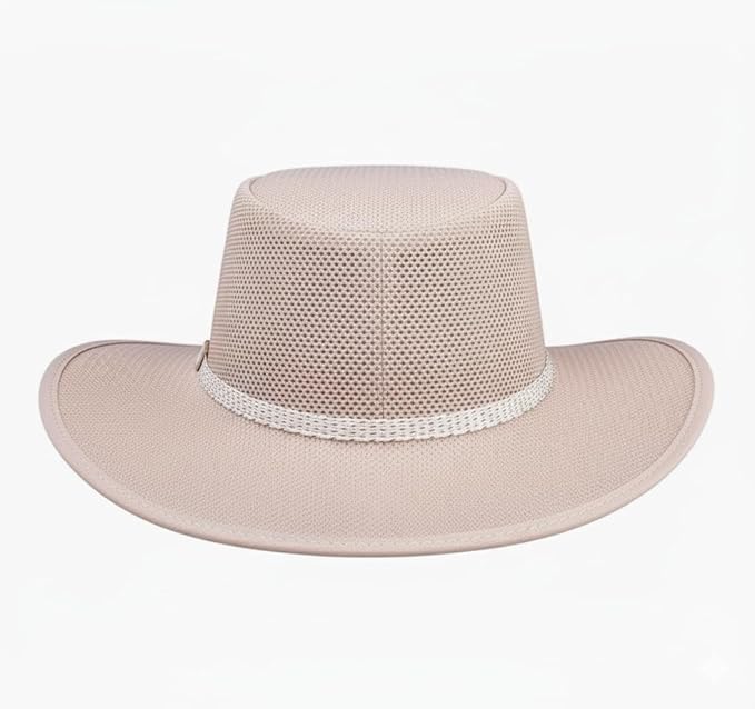 American Hat Makers Cabana Wide Brim Sun Hat | Handcrafted, Breathable, UPF 50 & Water-Resistant | Perfect for Outdoors