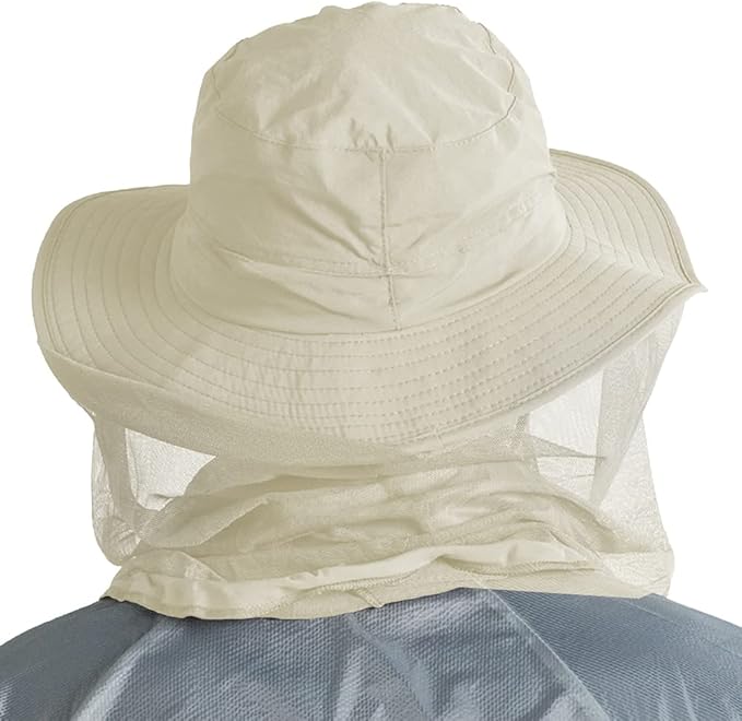 Peicees Head Net Hat for Men Women Adventure Fishing Hat Safari Hat for Hunting Camping Hiking