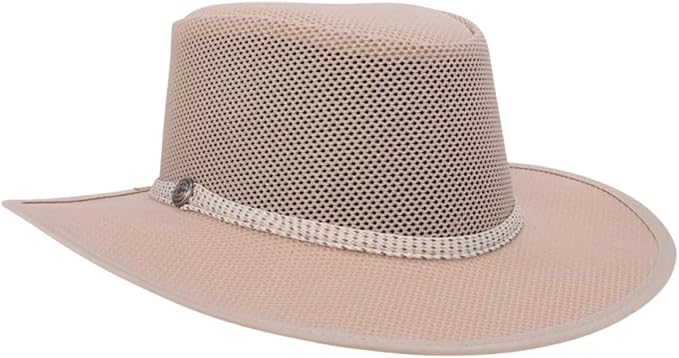 American Hat Makers Cabana Wide Brim Sun Hat | Handcrafted, Breathable, UPF 50 & Water-Resistant | Perfect for Outdoors