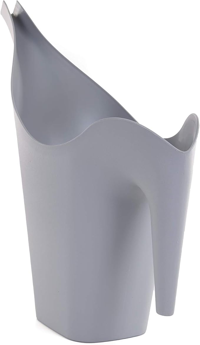 Mintra 1/2 Gallon Plant Watering Can, Indoor Outdoor Water Can for Plants, Long Spout Plastic Water Pitcher for Watering Flower Succulent, Durable and Lightweight, 2L/68 oz, 1 Pack, Gray