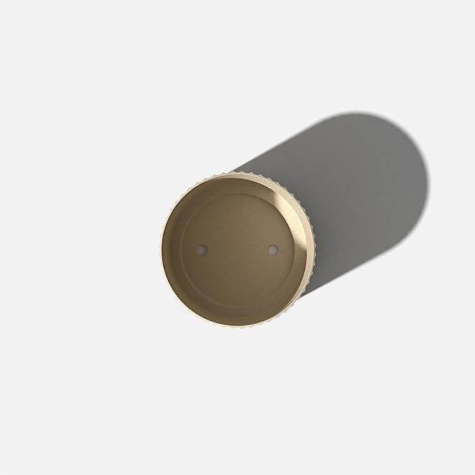 Veradek Demi Series Round Planter for Porch, Patio, Backyard | Durable Plastic-Stone Composite Material | Modern Décor for Tall Plants, Flowers