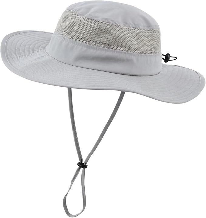 Connectyle Kids Wide Brim Sun Hat for Toddler Boys Girls Breathable Bucket Hat for Fishing Hiking UPF 50+ Protection Sun Hat