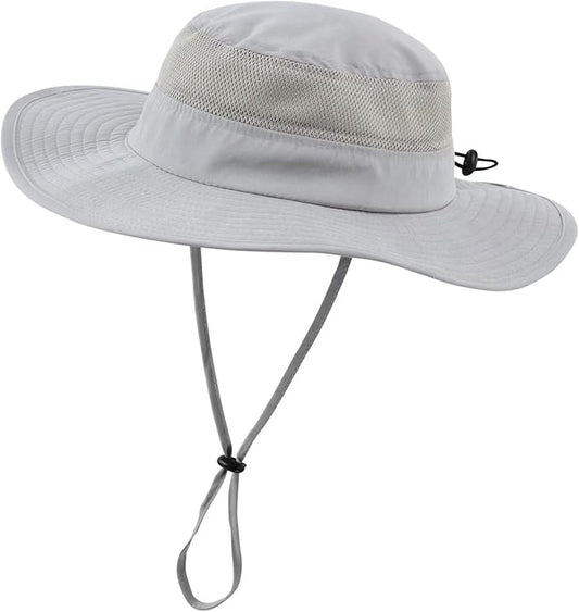 Connectyle Kids Wide Brim Sun Hat for Toddler Boys Girls Breathable Bucket Hat for Fishing Hiking UPF 50+ Protection Sun Hat