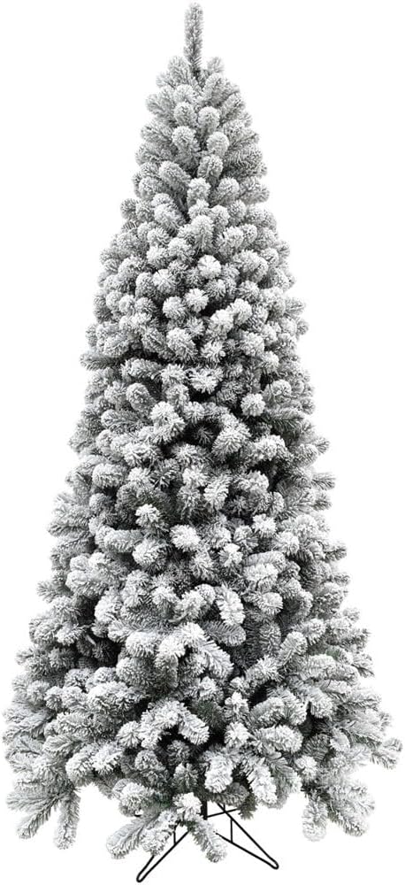Fraser Hill Farm 9 Ft. Flocked Christmas Tree, Unlit