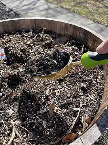 Garden Guru Super Strong Titanium Garden Scoop Trowel Shovel Transplanter - Rust Resistant - Ergonomic Handle - Perfect Hand Shovel for Gardening Transplanting and Digging (4 Pack)