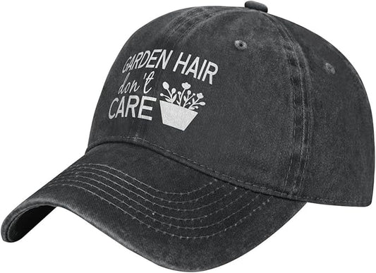 Women‘s Garden Hair Don’t Care Baseball Cap - Trucker Hat for Women - Stylish Cute Sun Hat