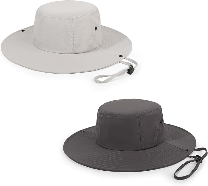 Wide Brim Sun Hats Waterproof Bucket Hat UV Protection Fishing Hat Summer Packable Fisherman Hat for Men and Women