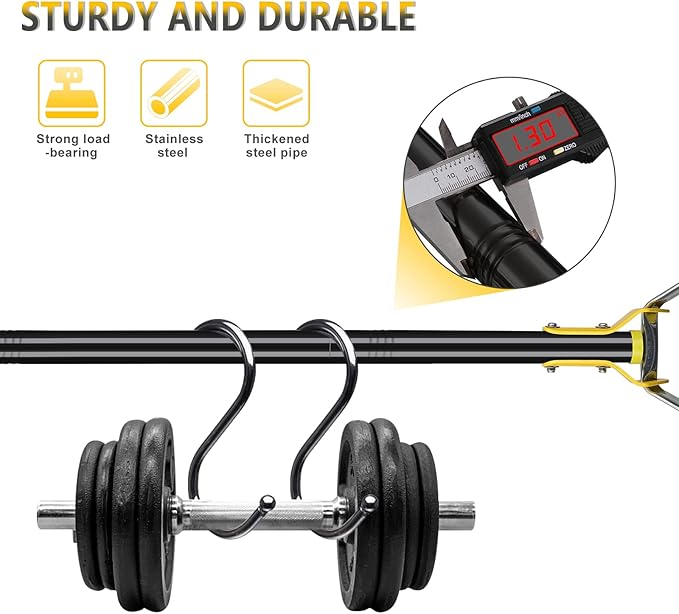 BsBsBest Scuffle Hoe Garden Tool, Stirrup Loop Hoe with 90 Inch Adjustable Long Hand, Great for Weeds in Backyard,Vegetable Garden