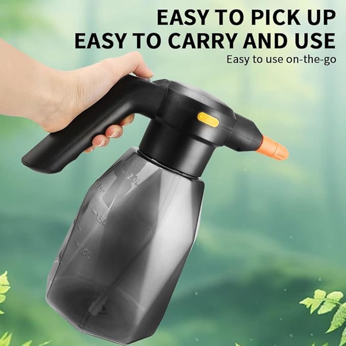 Electric Spray Bottle for Plants, 0.5Gal Continuous Mist Watering Can with Adjustable Nozzle, Automatic Plant Mister，Indoor Watering Can for Plants