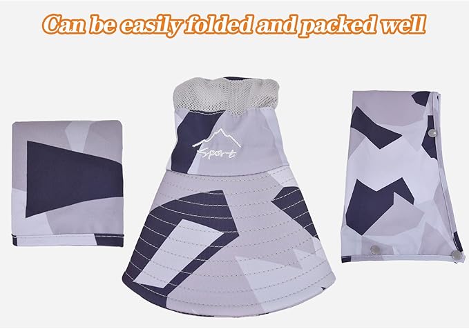 Sun Hats for Men Women Fishing Hat UPF 50+ Breathable Wide Brim Summer UV Protection Hat