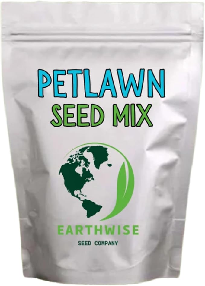 Earthwise PetLawn Seed Mix - 1/2 lb - Covers 200 sq. ft. (Bare) / 500 sq. ft. (overseed)