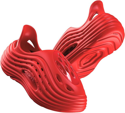 Unisex Breathable Wave Clogs - Lightweight Garden Shoes with Ventilation Holes, Non-Slip Indoor Outdoor Clogs for Men and Women