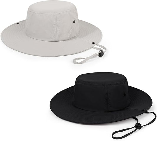 Wide Brim Sun Hats Waterproof Bucket Hat UV Protection Fishing Hat Summer Packable Fisherman Hat for Men and Women
