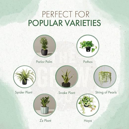 Organic Indoor Plant Food - All-Purpose Liquid Fertilizer - Best for Live Houseplants Indoors + Common Home Outdoor Plants in Pots (8 oz)