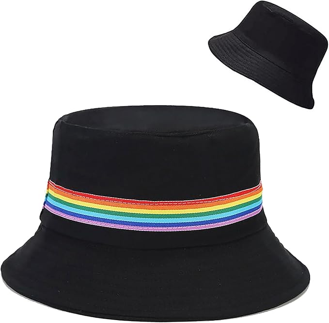 Malaxlx Bucket Hat Beach Sun Hat Fishing Hat for Women Men, Outdoor Travel Reversible Double Side Wear Fisherman Hat