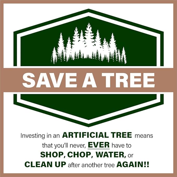 Fraser Hill Farm 4.0-Foot Pre-Lit Snowy Pine Flocked Slim Christmas Tree, Warm White LED Lights