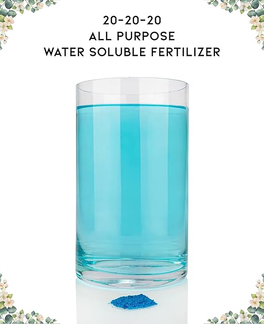 𝐁𝐄𝐒𝐓𝐒𝐄𝐋𝐋𝐄𝐑 20-20-20 Water-Soluble Fertilizer – Powder for Liquid Plant Food for Indoor & Outdoor Plants, Orchids, Vegetables, Lawns, Flowers – 20 20 20 Fertilizer - 10 Quarts