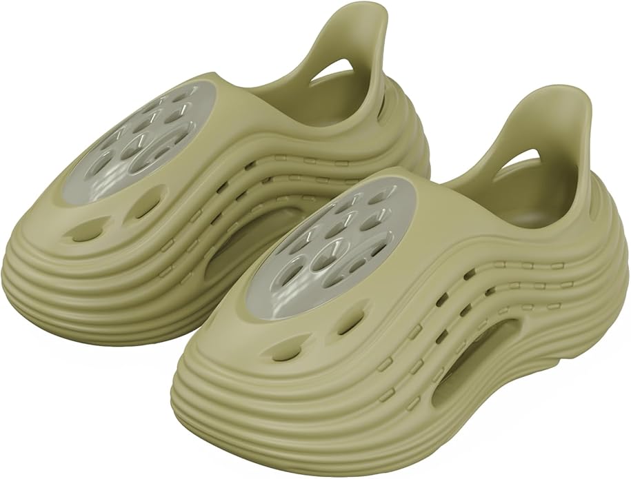 Unisex Breathable Wave Clogs - Lightweight Garden Shoes with Ventilation Holes, Non-Slip Indoor Outdoor Clogs for Men and Women