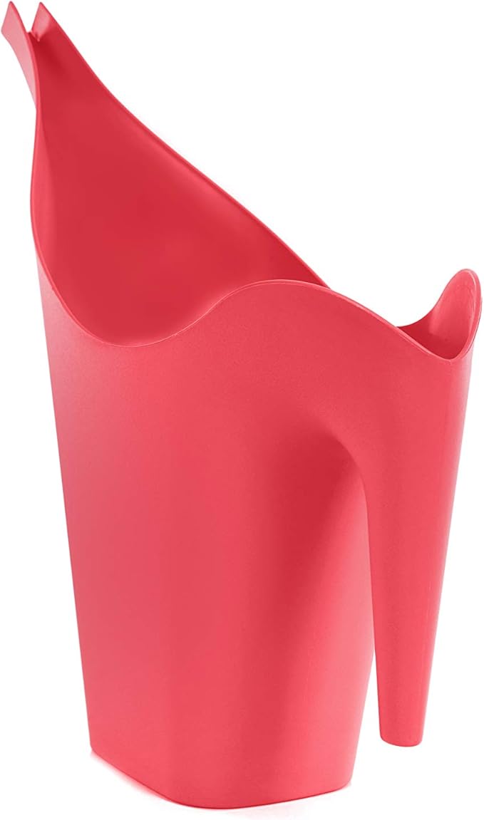 Mintra 1/2 Gallon Plant Watering Can, Indoor Outdoor Water Can for Plants, Long Spout Plastic Water Pitcher for Watering Flower Succulent, Durable and Lightweight, 2L/68 oz, 1 Pack, Coral