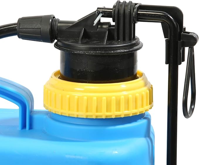 CLICIC Backpack Sprayer 4 Gallon (16L) - Knapsack Manual Hand Pump Sprayer for Garden Lawn Yard Farm