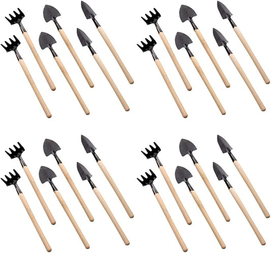BESPORTBLE 6PCS Mini Garden Tools Set - Succulent Shovel - Miniature Shovels for House Plants for Bonsai Gardening Ideal Mini Tools for and Adults