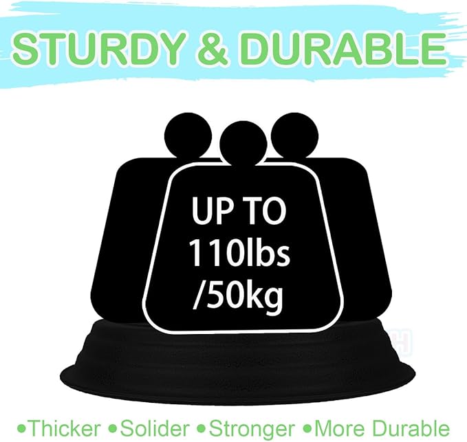 7.5 inch (5.9" at Base) Plastic Plant Saucer Drip Trays Pack of 6, Plant Trays for Indoors, Durable Sturdy Strong Planter Flower Pot Saucers for Outdoor