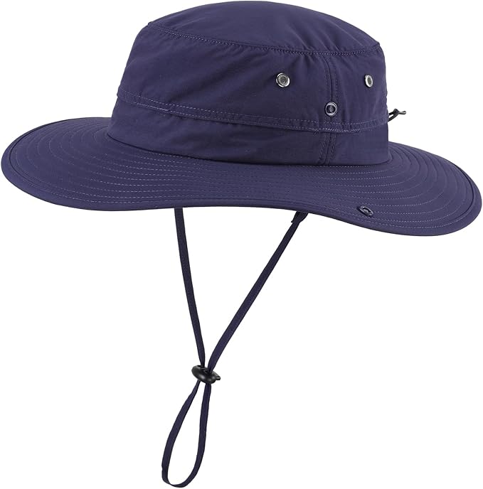 Home Prefer UPF50+ Mens Sun Hat Wide Brim Fishing Hat Sun Protection Beach Gardening Bucket Hat for Men Women