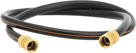 Giraffe Hybrid Leader Hose 5/8" x 6ft Custom Length, No Kink, Flexible, Leakproof Water Hose with Female to Female Fittings, 600 Burst PSI