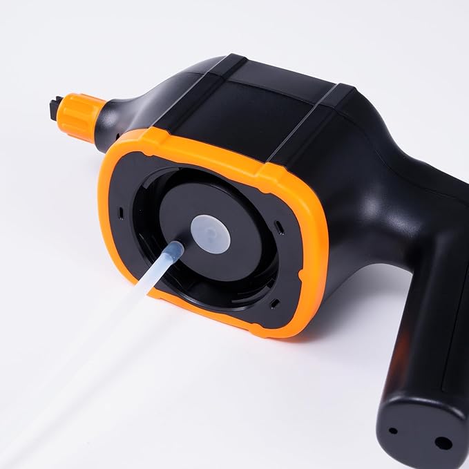 2L Electric Foam Sprayer Acid&Alka Resistant HDPE Sprayer Bottle USB Rechargeable Portable Pump Spray Multi-Function for Car Detailing, Garden Watering, Home Cleaning (Black)