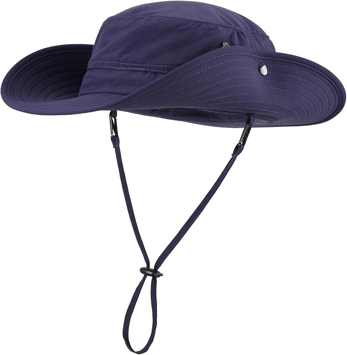 Home Prefer UPF50+ Mens Sun Hat Wide Brim Fishing Hat Sun Protection Beach Gardening Bucket Hat for Men Women
