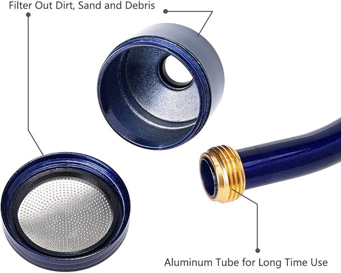 GREEN MOUNT Watering Wand, 24 Inches Sprayer Wand with Superior Stainless Head, Perfect for Hanging Baskets, Plants, Flowers, Shrubs, Garden and Lawn, Purple