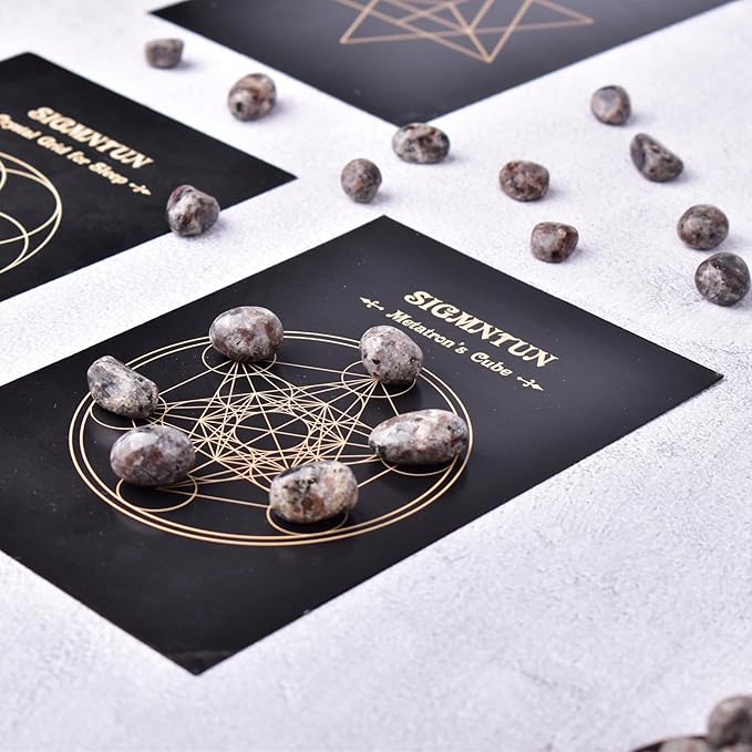 Polished Yooperlite Crystals - 72 Pcs, 0.5" 10 oz Handpicked Tumbled Gemstones Rocks, Pebbles for Reiki, Chakra, Healing Home Decor