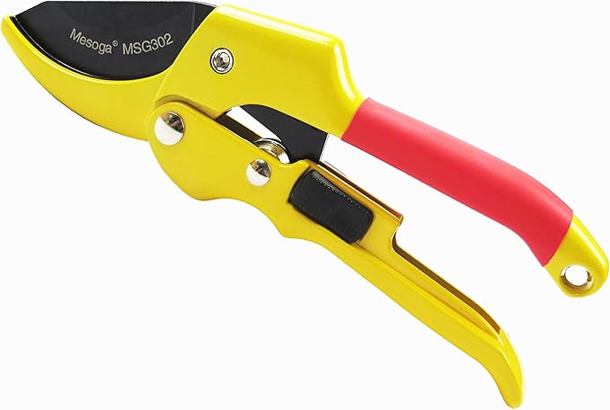 Bypass Pruning Shears 8 Inch Sharp and Easy to Hold Garden Shears, Clippers, Scissors (MSG302)