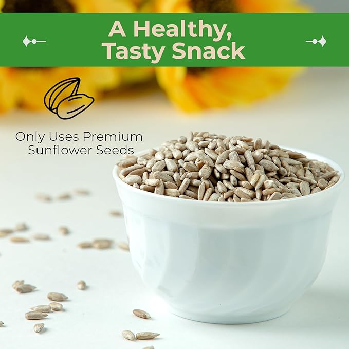 Sincerely Nuts Organic Sunflower Seed Kernels Raw (No Shell) (1lb bag) | Nutritious Antioxidant Rich Superfood Snack | Source of Protein, Fiber, Essential Vitamins & Minerals | Vegan and Gluten Free