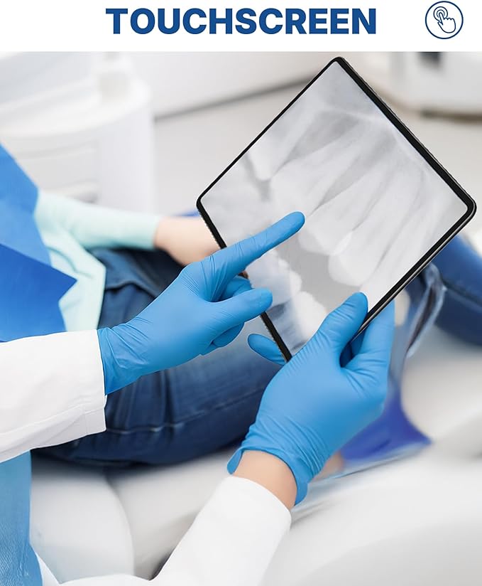 Schneider Vinyl Synthetic Exam Gloves, 4 Mil, Latex Free Disposable Gloves for Medical, Cooking, Cleaning, and Food Prep