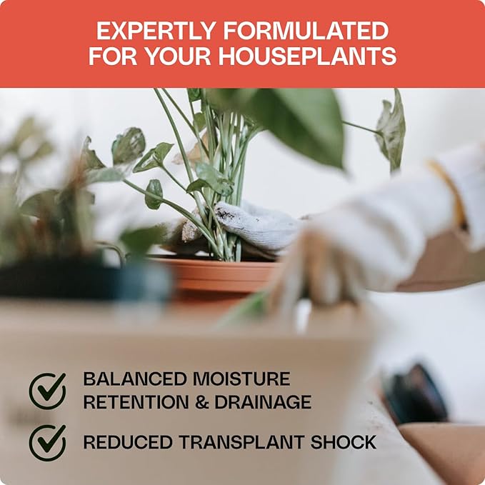 Flourish Plant Organic All-Purpose Plant Food + Organic Houseplant Soil Plant Revive Bundle