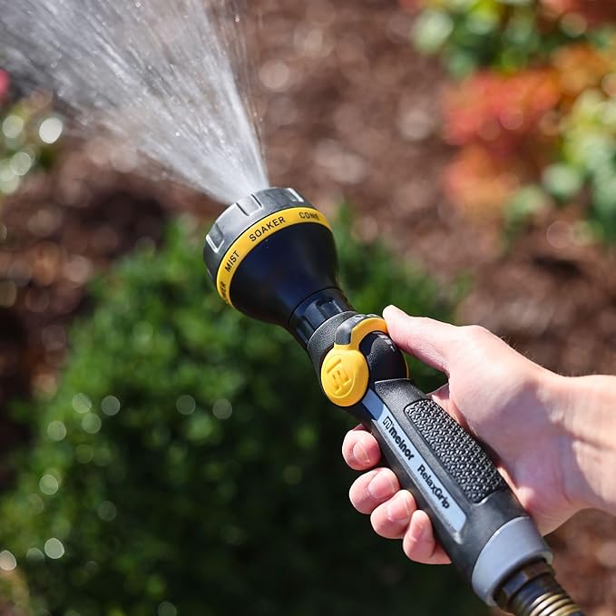 Melnor 65190AMZ RelaxGrip Flashlight 8 Pattern Nozzle w/Adpt