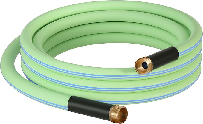 Atlantic Heavy Duty Garden Hose 20 ft x 5/8 Inch Green Color Durable Water Hose (20 Feet)