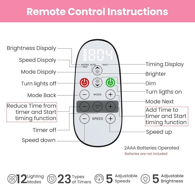 SHareconn 6ft Pre-Lit Flocked Spruce Artificial Hinged Christmas Tree with Remote, Timer and 330 Warm White & Multi-Color Lights, 950 Branch Tips, Perfect Choice for Xmas Decoration, 6 FT, Pink