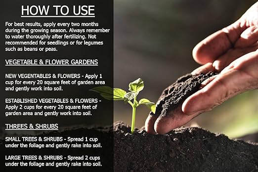 𝐁𝐄𝐒𝐓𝐒𝐄𝐋𝐋𝐄𝐑 Organic Blood Meal Fertilizer by Gardenera - 12-0-0 NPK - All-Natural Plant Food Source of Nitrogen for Organic Gardening, Flowers, Vegetables, Trees & Shrubs - 20 QUARTS