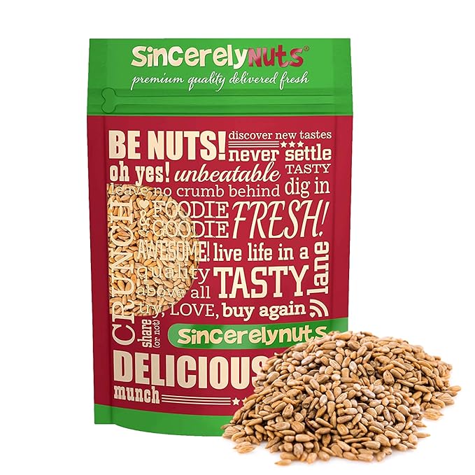 Sincerely Nuts Sunflower Seeds Roasted and Salted, Hulled | No Shell, Gluten-Free Snack, Vegan, and Kosher Certified, 2LB Bag