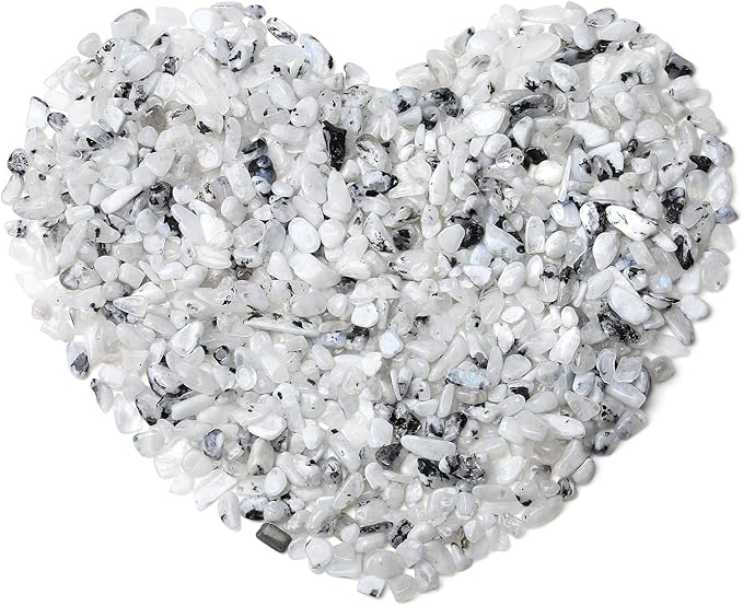 QINJIEJIE 0.9Lbs Grey Labradorite Rocks for Plant Bulk Decorative Sand Aquarium Gravel Stones Terrarium Small Turtle Rocks Vase Pebbles Filler Crystal Chips Fish Tank Decor for Planter