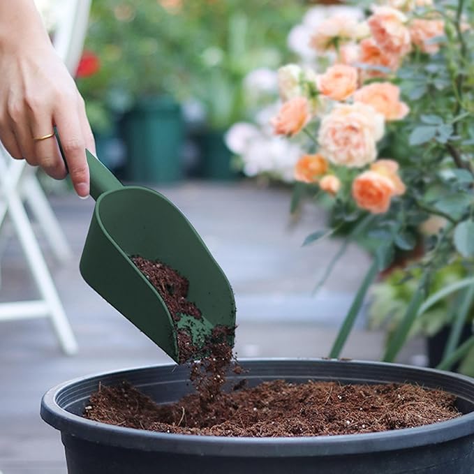 Gardening Shovel - Garden Hand Scoops | Gardening Hand Trowel | Succulent Soil Shovel | Agricultural Hanging Shovel | Soil Scoop Garden Tool for Flower Vegetables Soil Transplanting