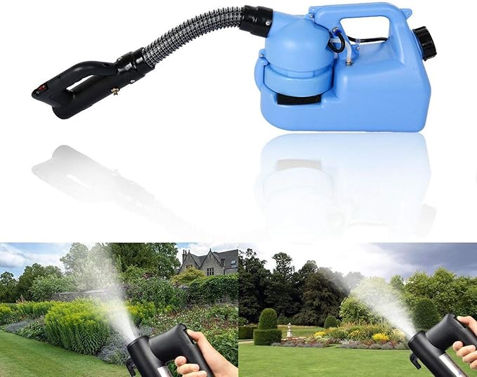 5L Portable ULV Electric Sprayer, Electric Atomizer Sprayer,Portable Foggers,Agriculture Fogging Machine for Home Indoor,Spraying Distance 8-10m,Mist Droplet Size 5-50μm
