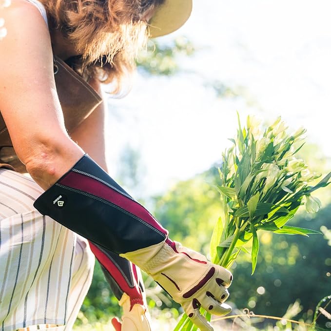 Bionic Women's Rose Pruning Gardening Gloves (One Pair)