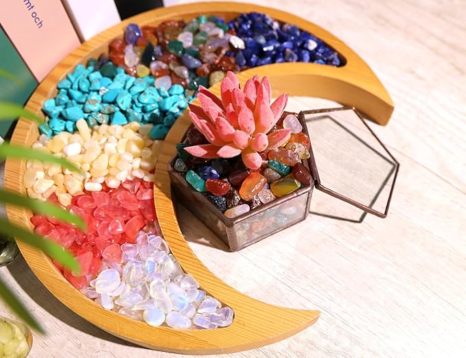 QINJIEJIE 0.9Lbs Multicolor Agate Rocks for Plant Decorative Succulent Pebbles Bulk Stones Terrarium Sand Small Turtle Rocks Fish Tank Decor Crystal Chips Aquarium Gravel Vase Filler for Planter