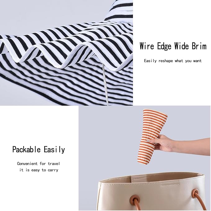 Sun Hat for Men Women UPF 50+ Fishing Hats Waterproof Wide Brim Boonie Bucket Hat for Safari Beach Hiking Garden