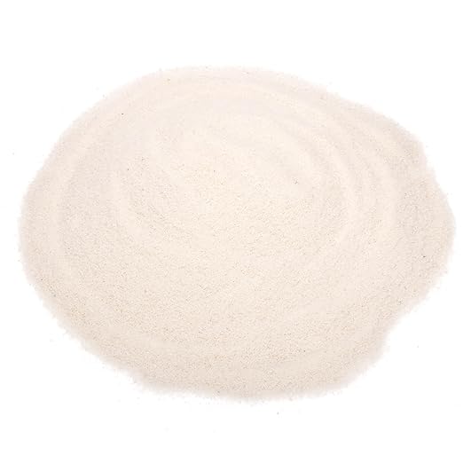 18 Pounds Aquarium White Sand Natural Decorative Sand,Coarse Sand Stone,Coarse Silica Sand,use in Aquariums,Crafts,Decor,Vase Filler,Succulent Rocks