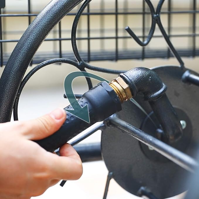 Worth Leader Short Garden Hose 3/4 in. x 5 ft. -Heavy Duty,Durable,Lightweight,Male to Female Fittings -No Kink Leakproof PVC Flexible Water Pipe -Brass Aluminum Ends for Household & Commercial -Green